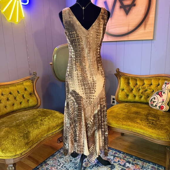 Y2K Eva Blue Asymmetrical Fairycore Sequin Dress Size 10 - Picture 10 of 15